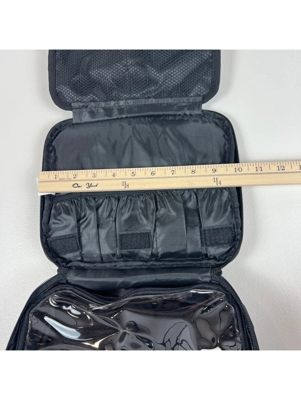 Bag & Carry Hanging Travel Toiletry Bag Cosmetic Organizer Black NWT